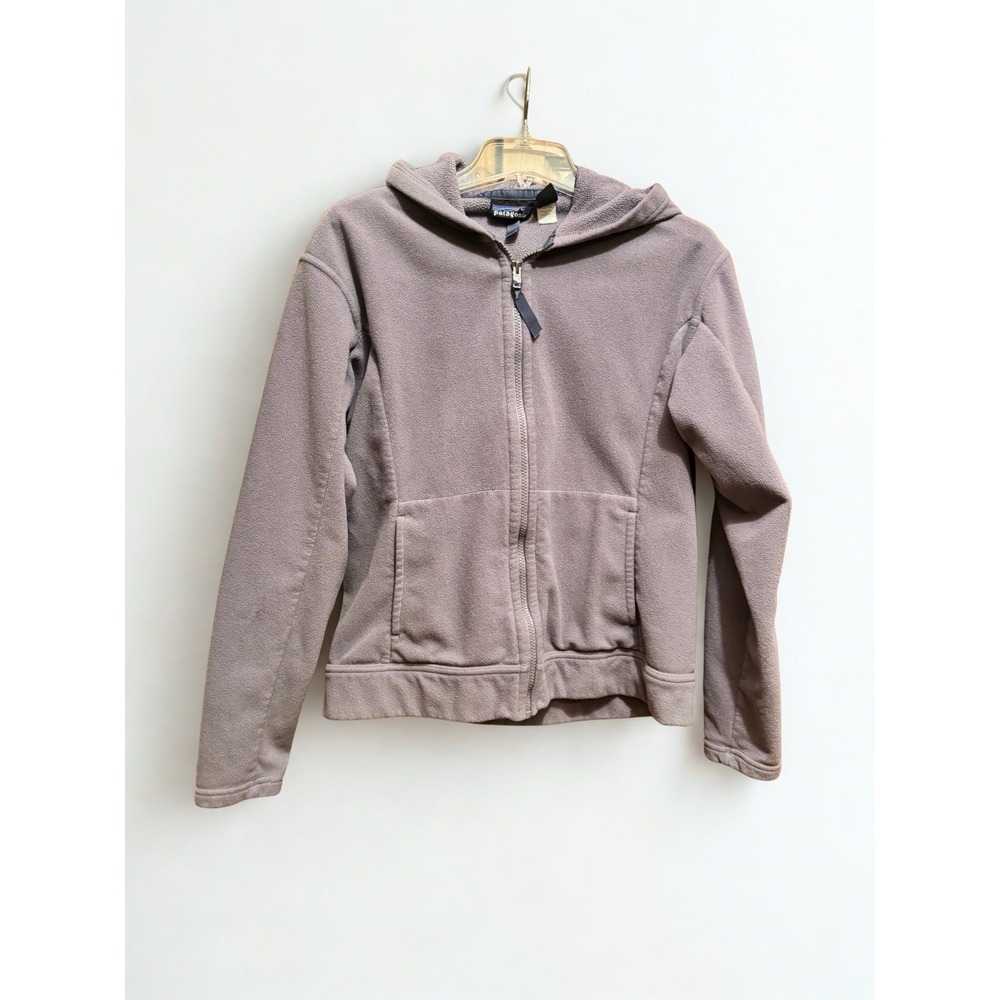 Patagonia Women's Hoodie Sweater LG‎ Full Zip Fleece Outdoor Long Sleeve